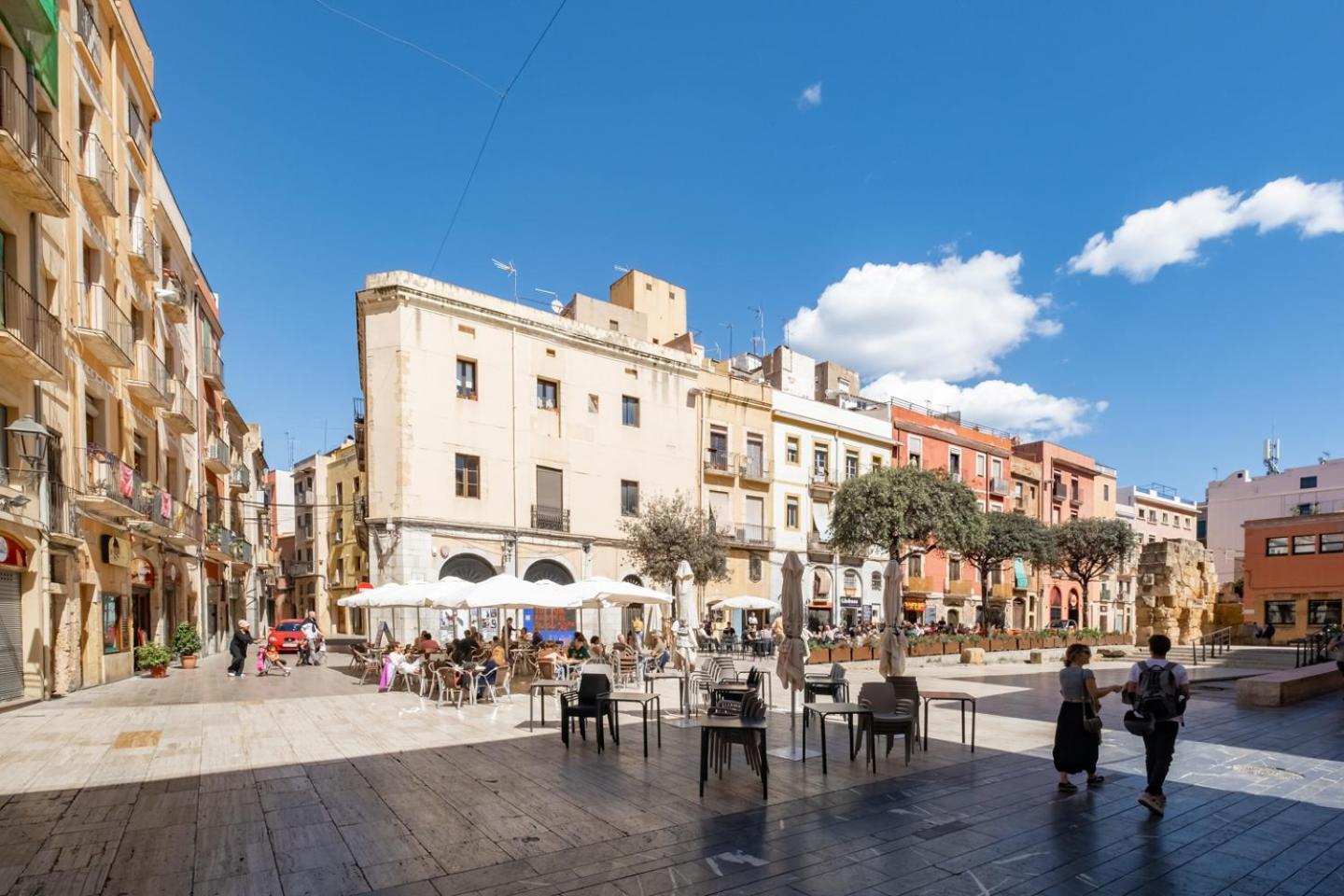 Apartamento En El Corazon De Tarragona. Planta Baja Con Patio. Eksteriør bilde